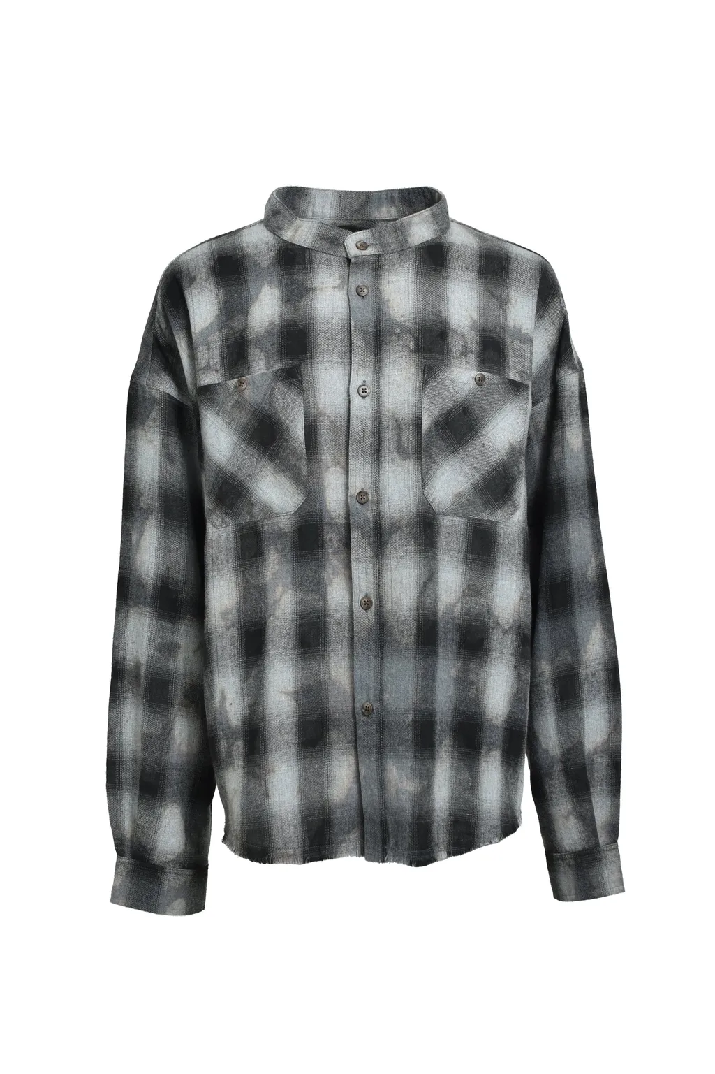 Collar Less Shirt / Black