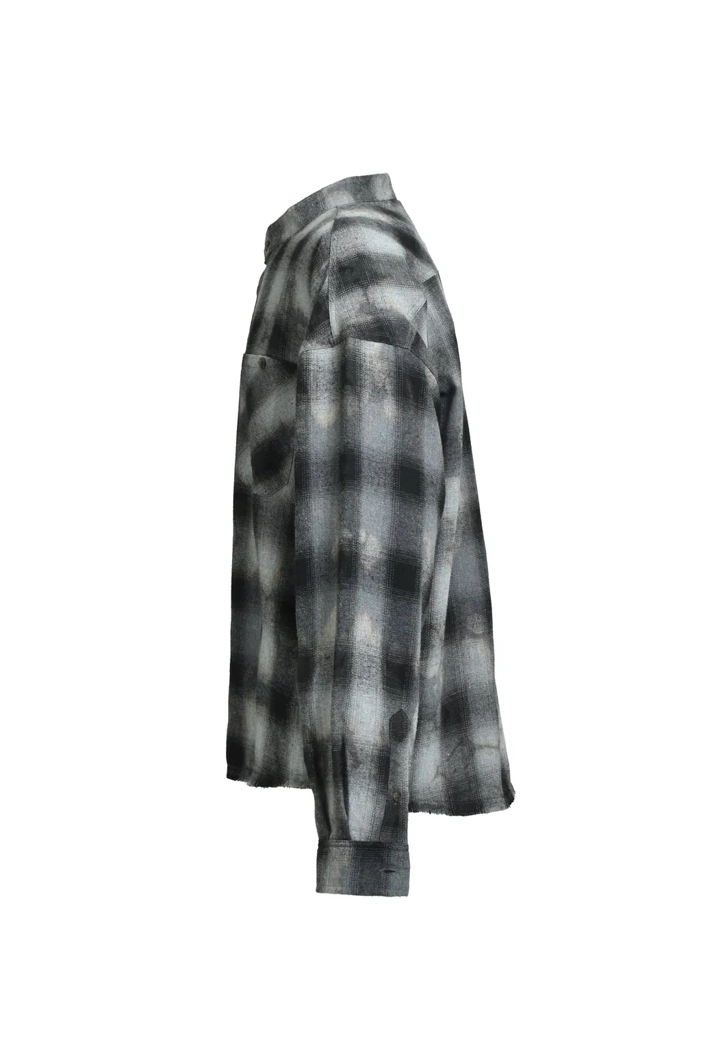 Collar Less Shirt / Black