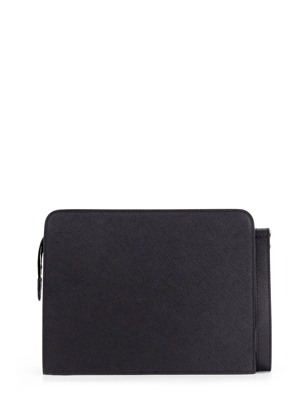 Kiton Logo Plaque Zipped Clutch Bag