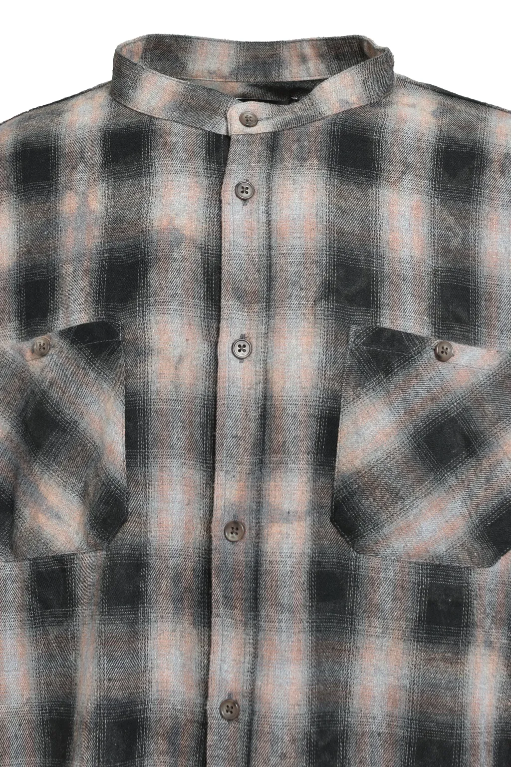 Collar Less Shirt / Red