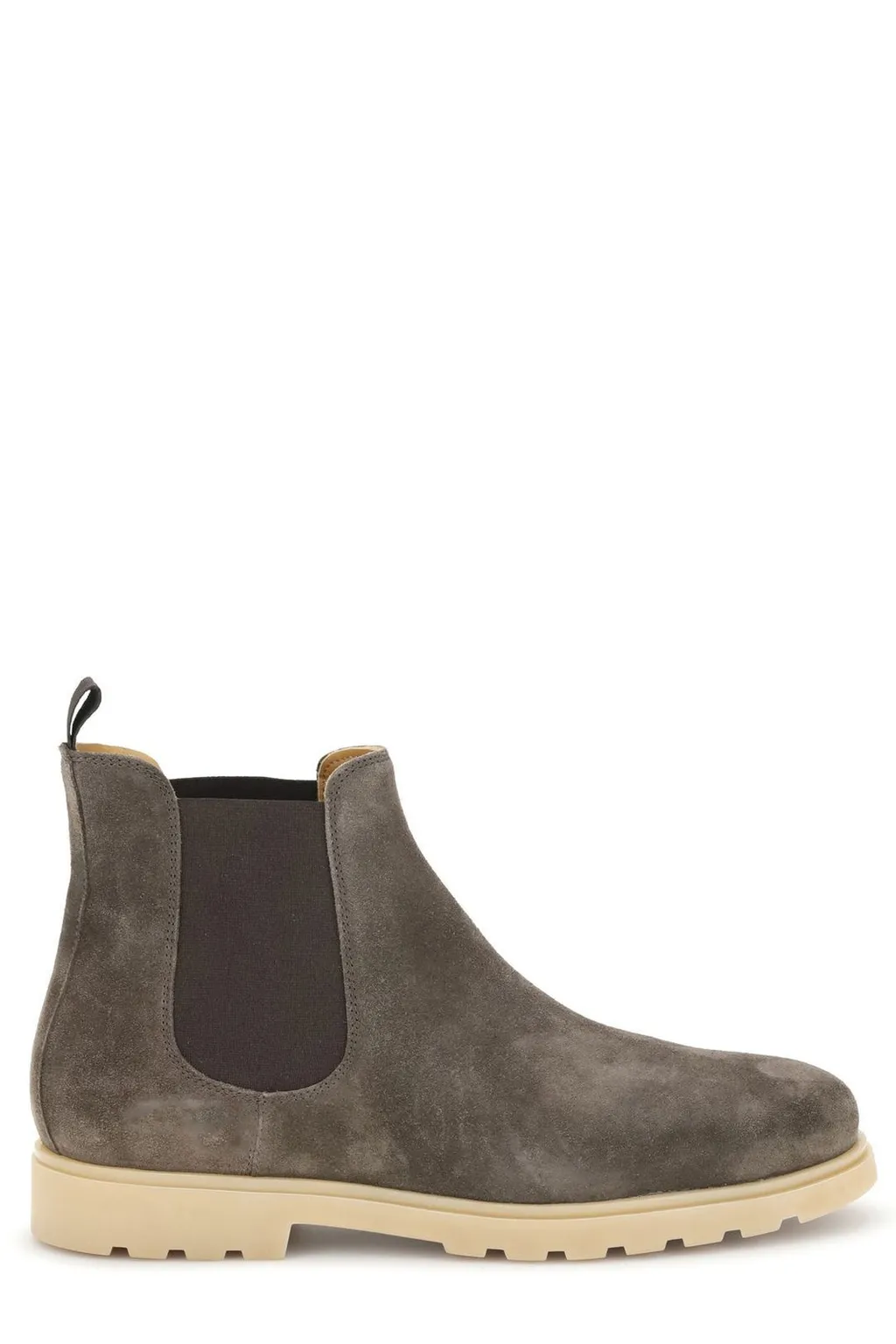 Kiton Round-Toe Chelsea Ankle Boots