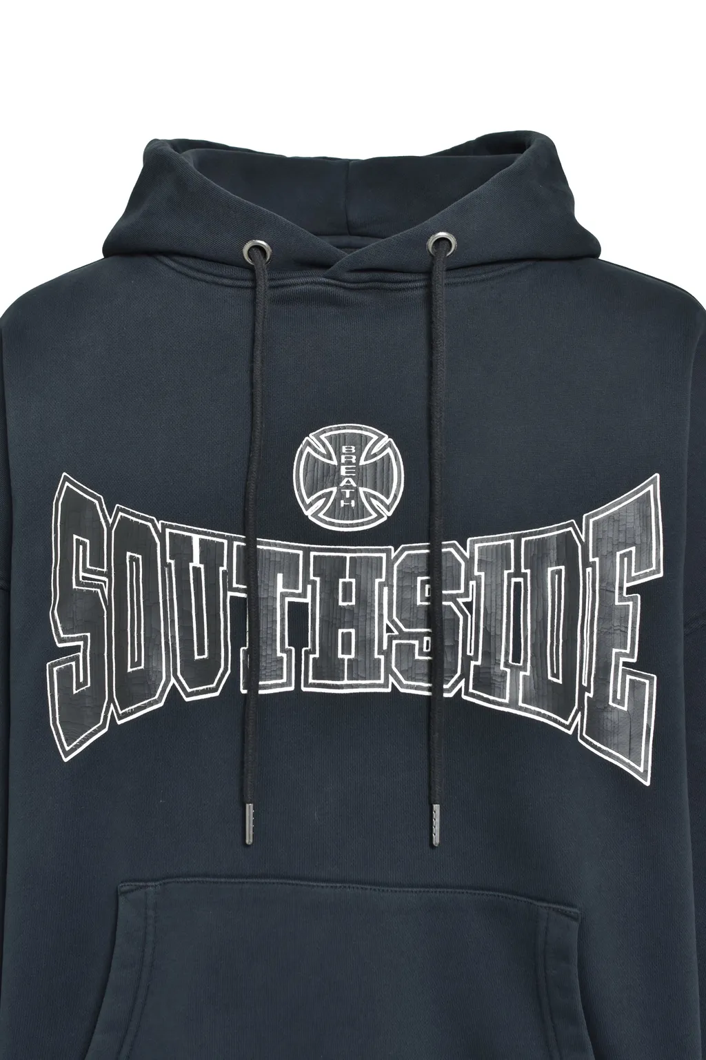 Southside Cross Logo Hoodie / Blk