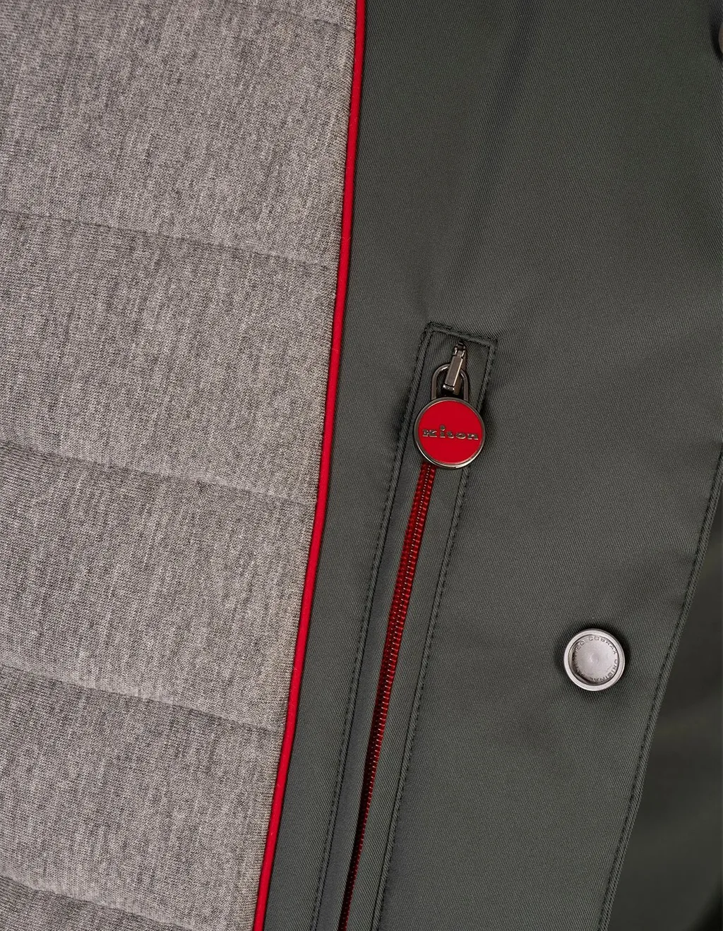 Kiton Long-Sleeved Buttoned Down Jacket