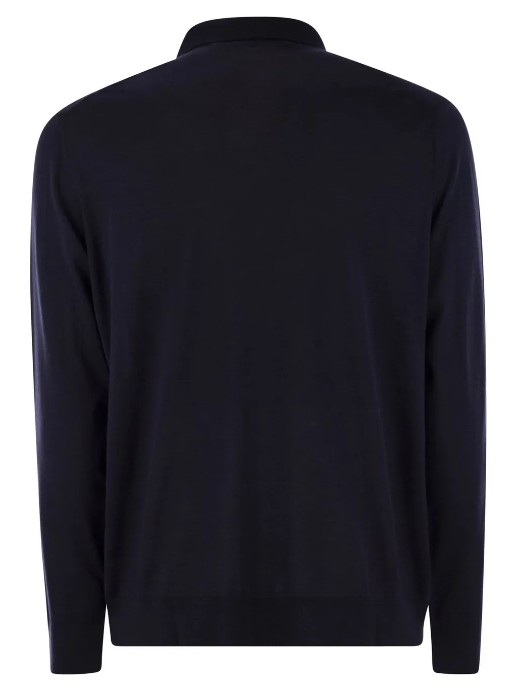 Kiton Long Sleeved Half-Zip Polo Shirt