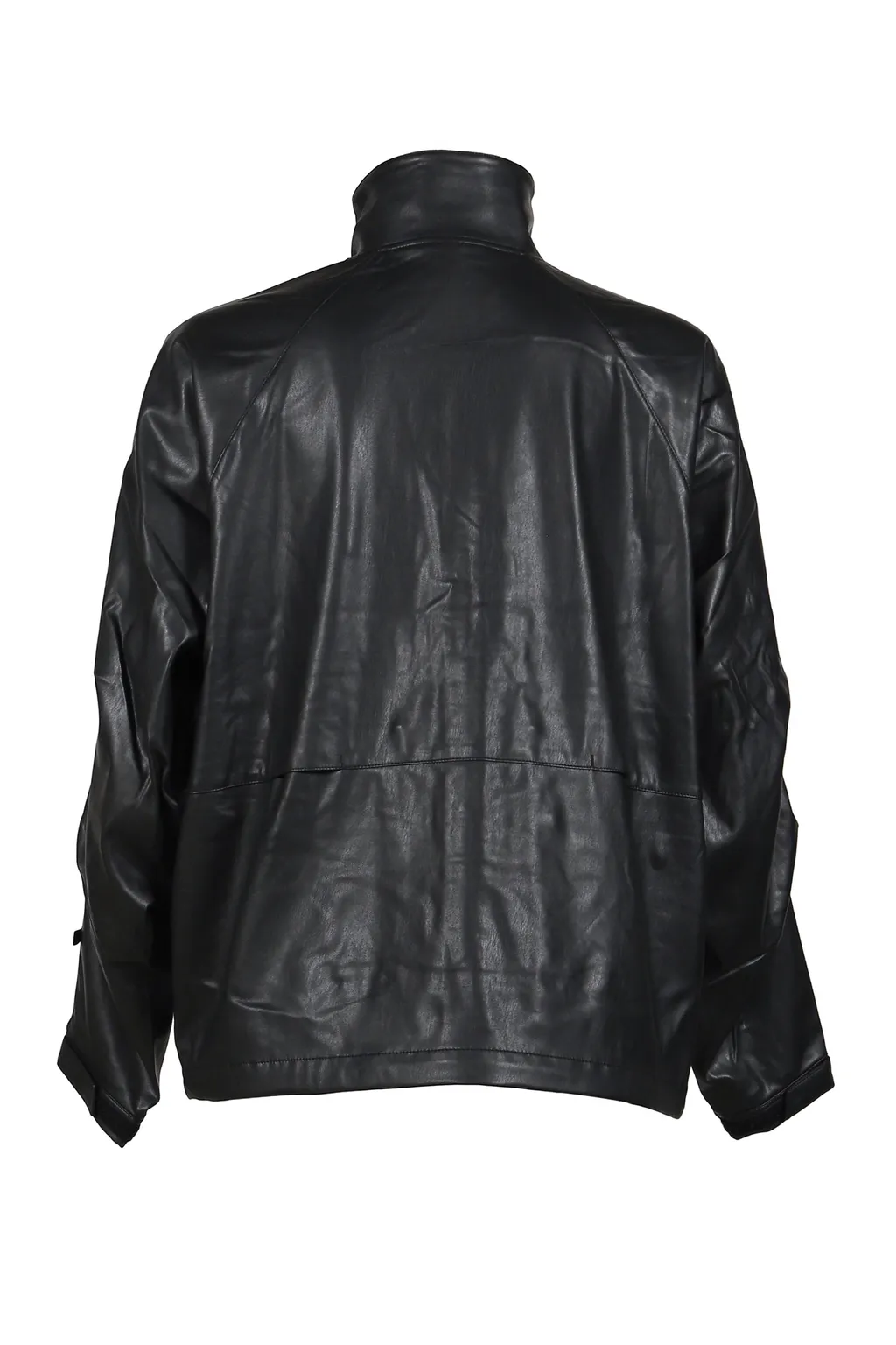 Tech Synthetic Skin Windbreaker Jacket / Blk