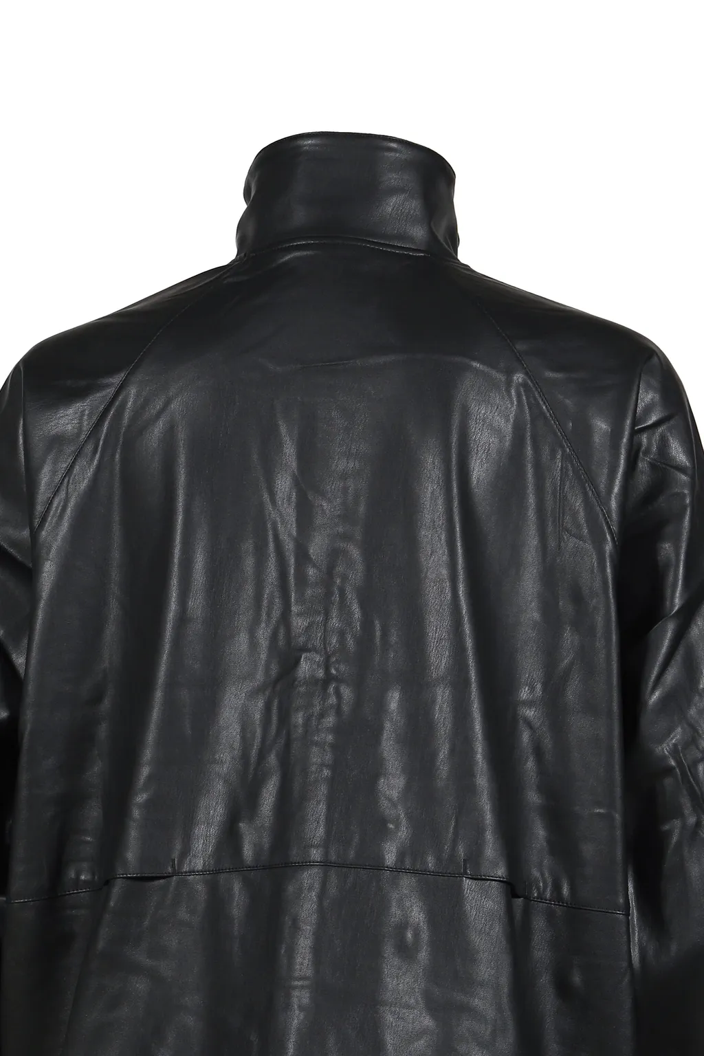 Tech Synthetic Skin Windbreaker Jacket / Blk