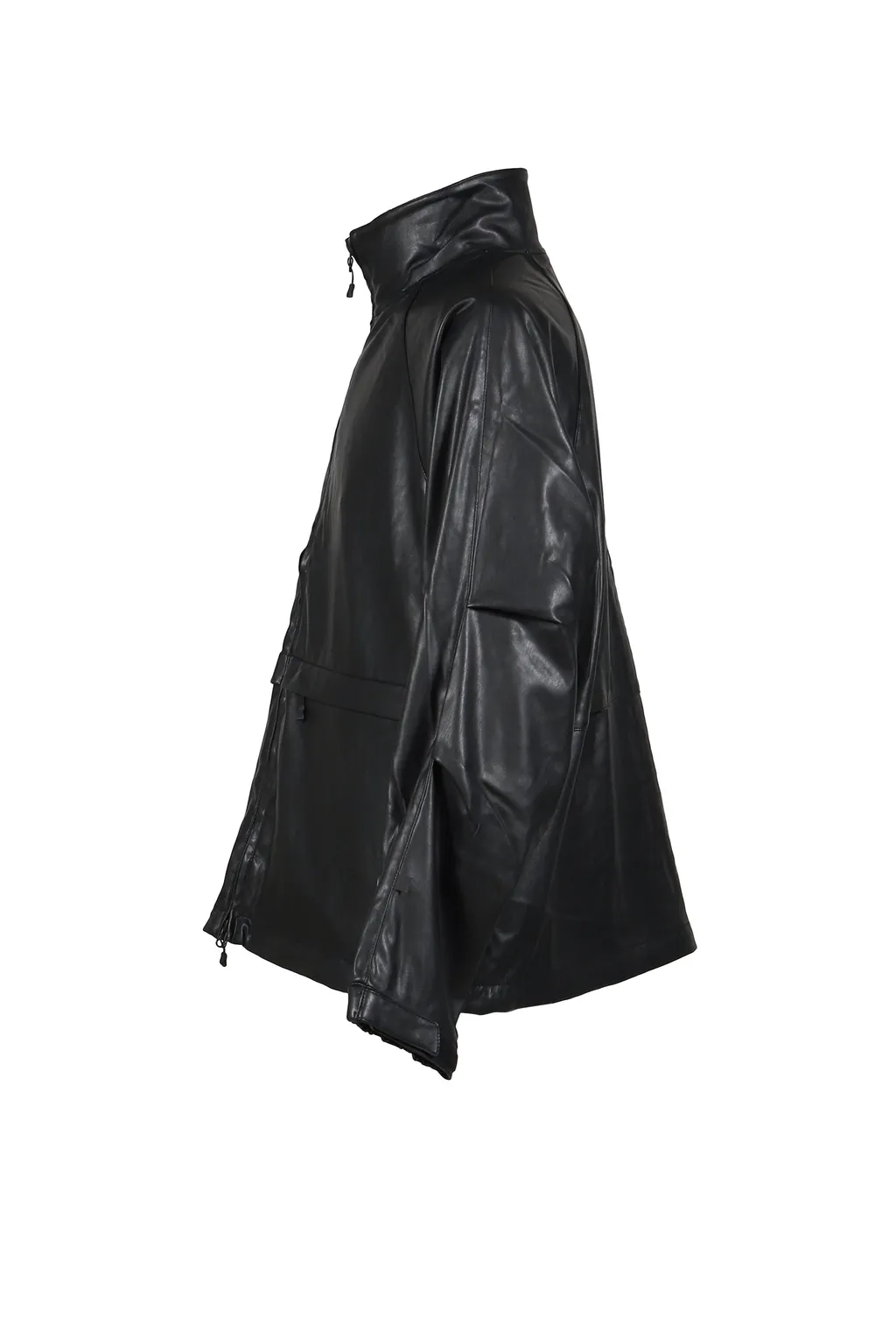 Tech Synthetic Skin Windbreaker Jacket / Blk
