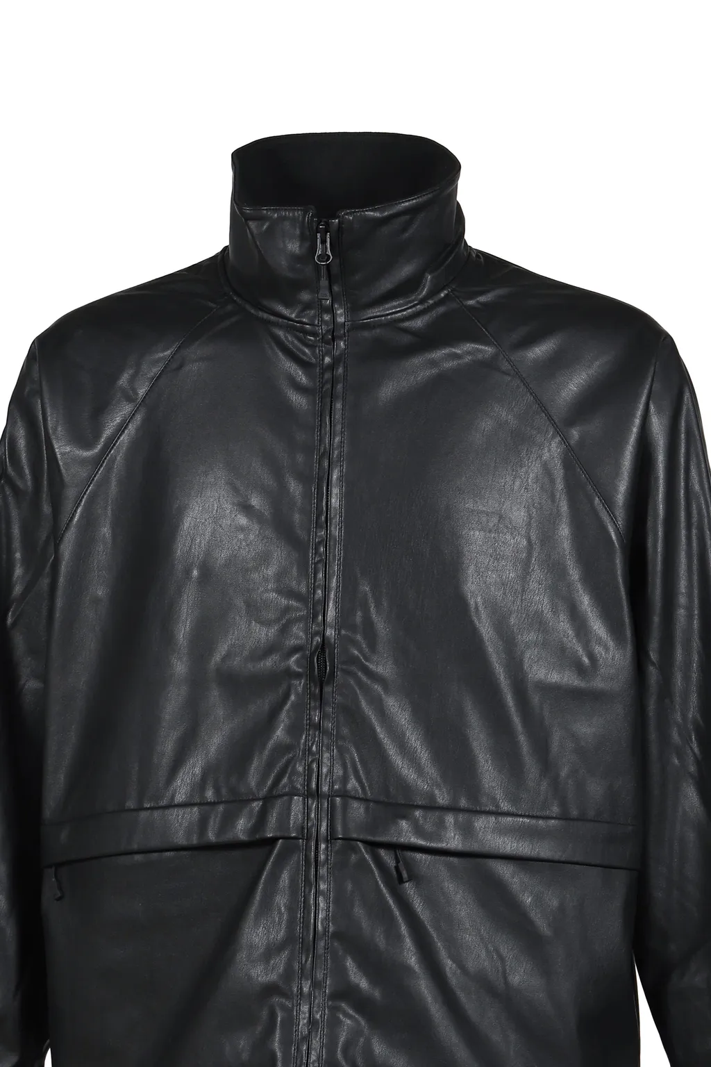 Tech Synthetic Skin Windbreaker Jacket / Blk