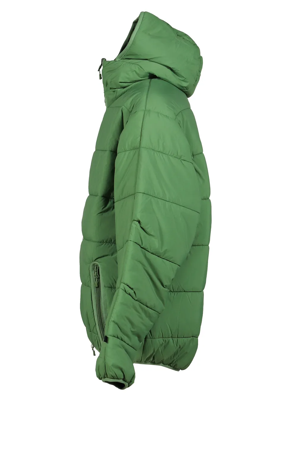 Tech Reversible Climbers Puff Jacket / Grn Blk