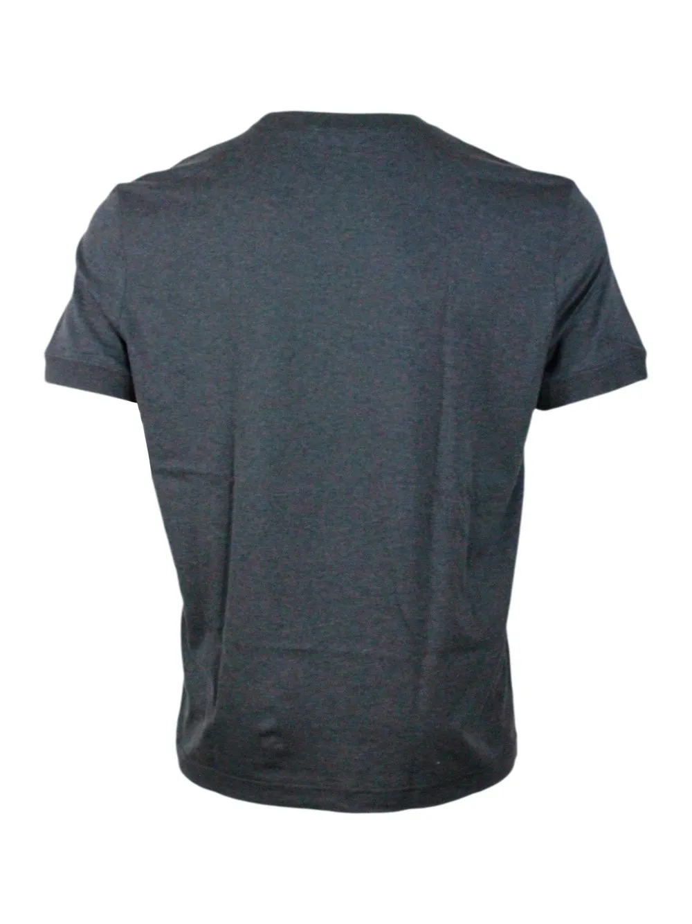 Kiton Logo Printed Crewneck T-Shirt