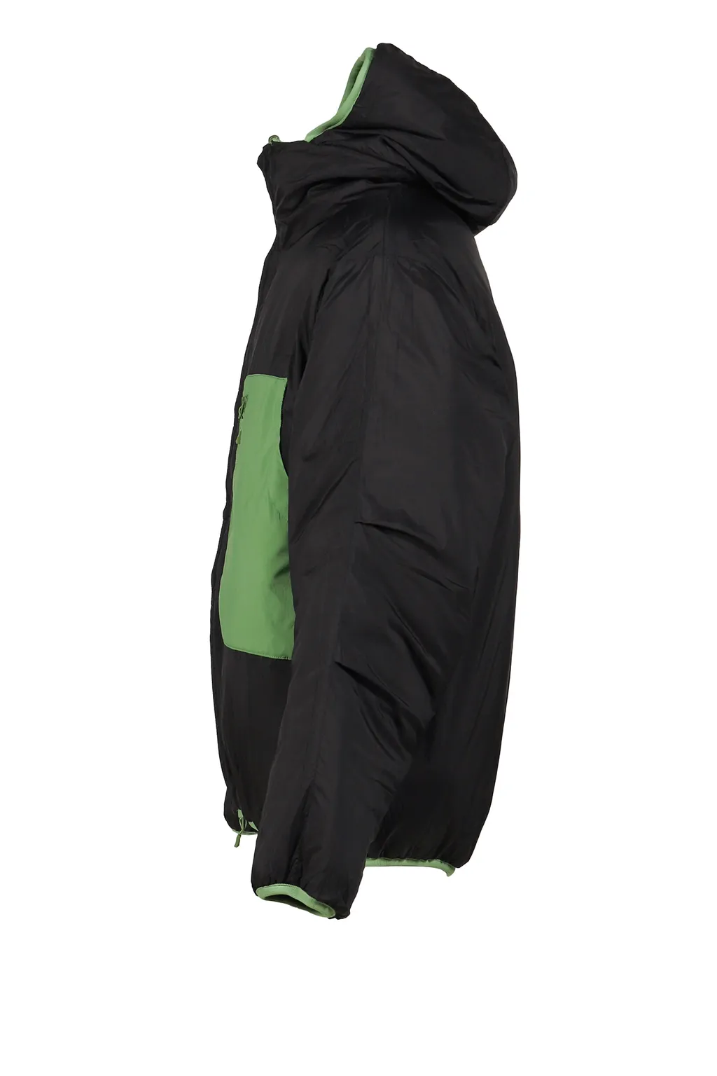 Tech Reversible Climbers Puff Jacket / Grn Blk
