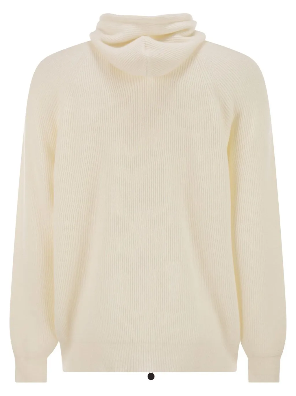 Kiton Ribbed Cashmere Hooded Jacket