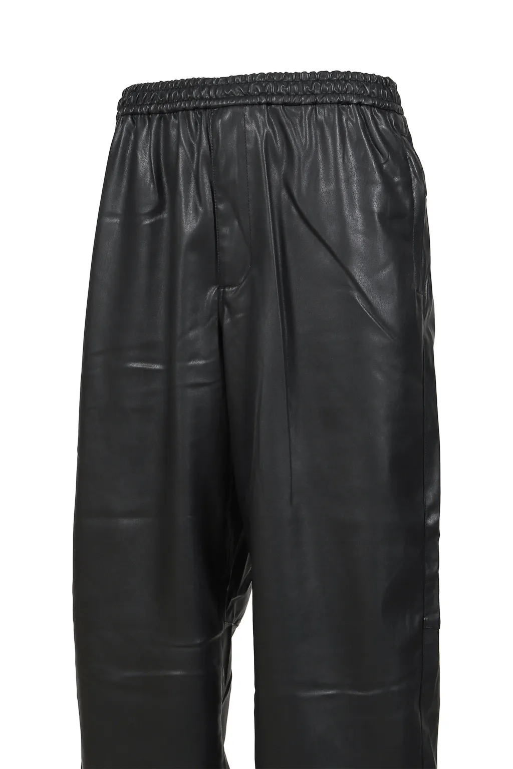 Tech Synthetic Skin Windbreaker Pants / Blk