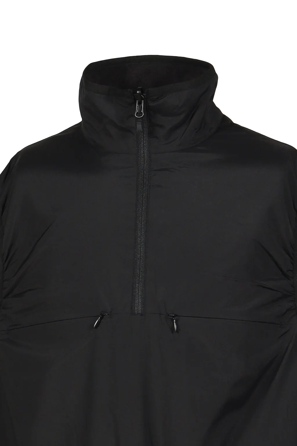 Tech Reversible Pullover Puff Vest / Blk