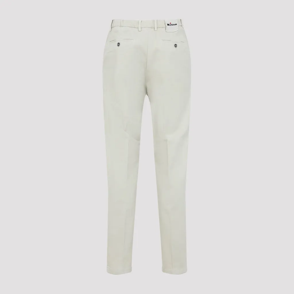 Kiton Stretch Cotton Pants