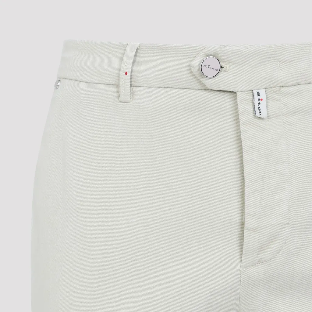 Kiton Stretch Cotton Pants