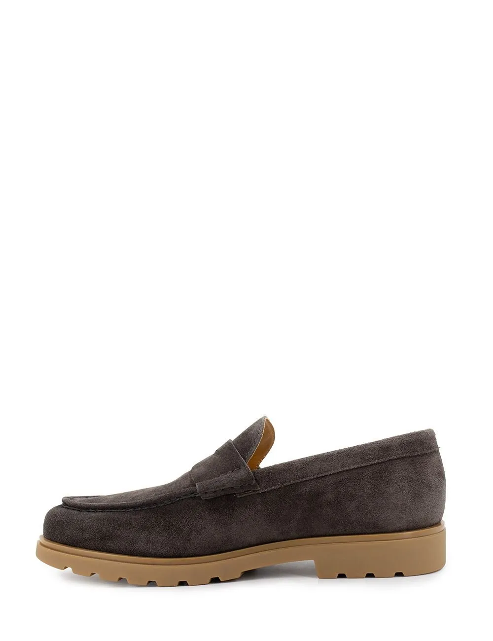 Kiton Suede Moccasin Loafers