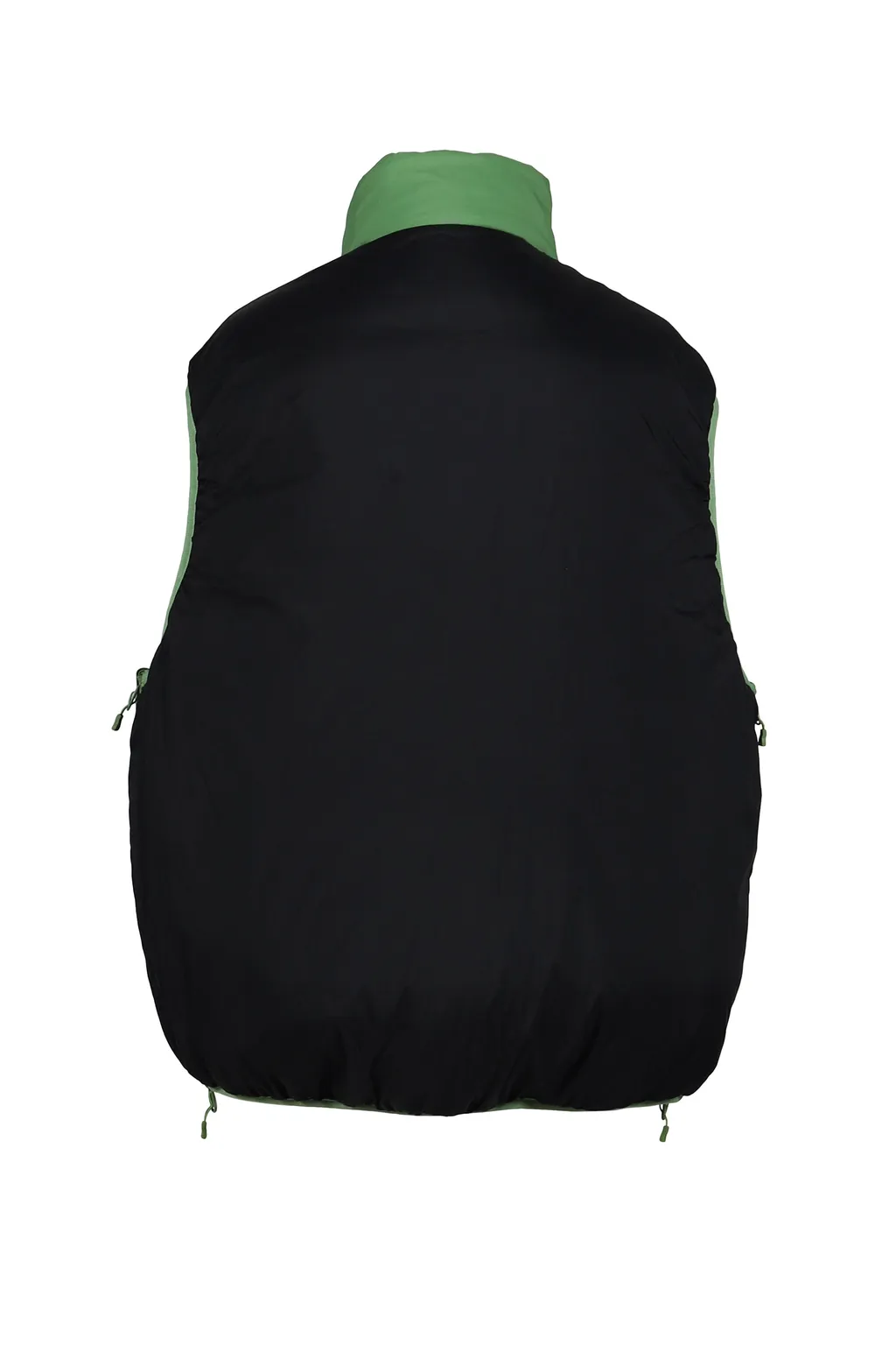 Tech Reversible Climbers Puff Vest / Grn Blk