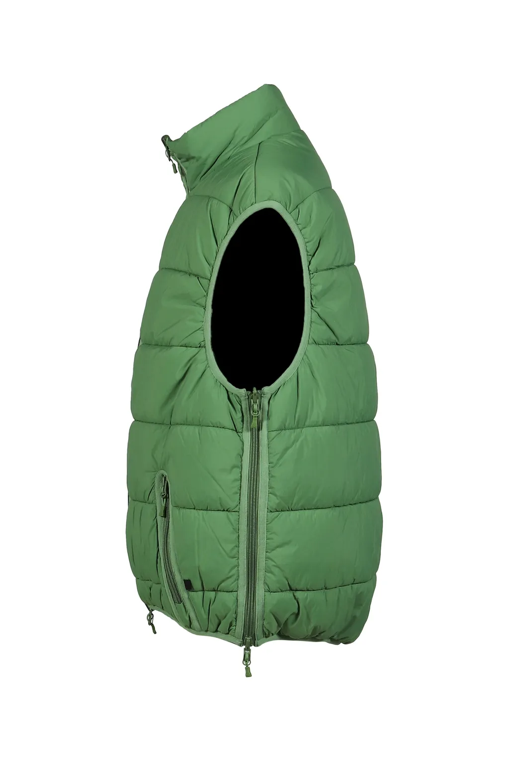 Tech Reversible Climbers Puff Vest / Grn Blk