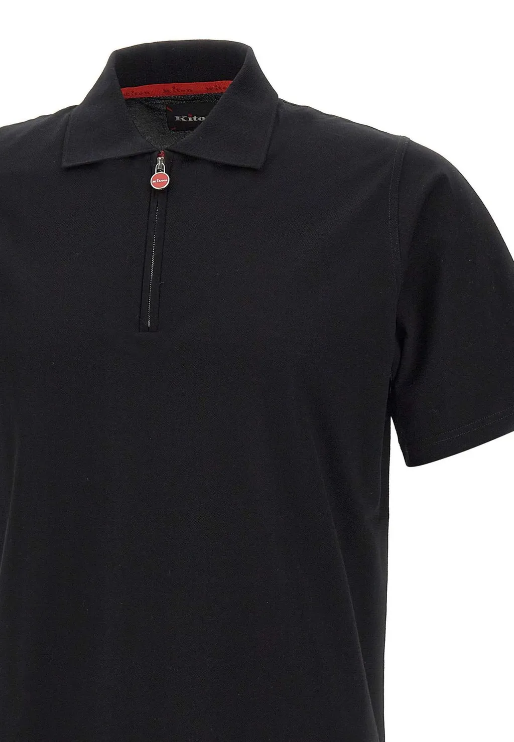 Kiton Half-Zip Polo Shirt