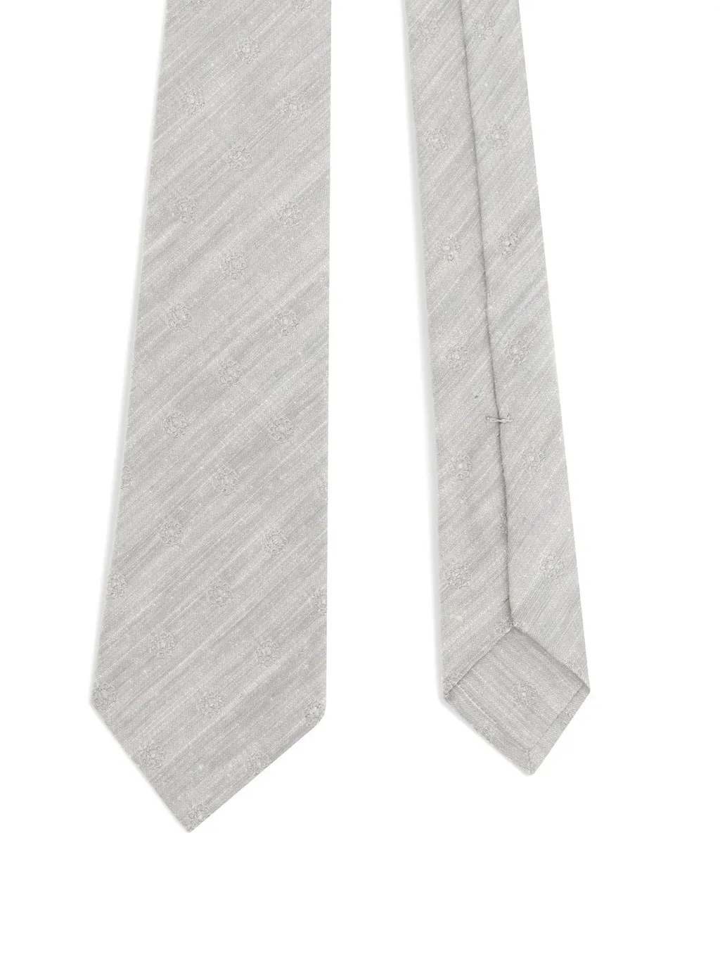 Kiton Floral Embroidered Tie