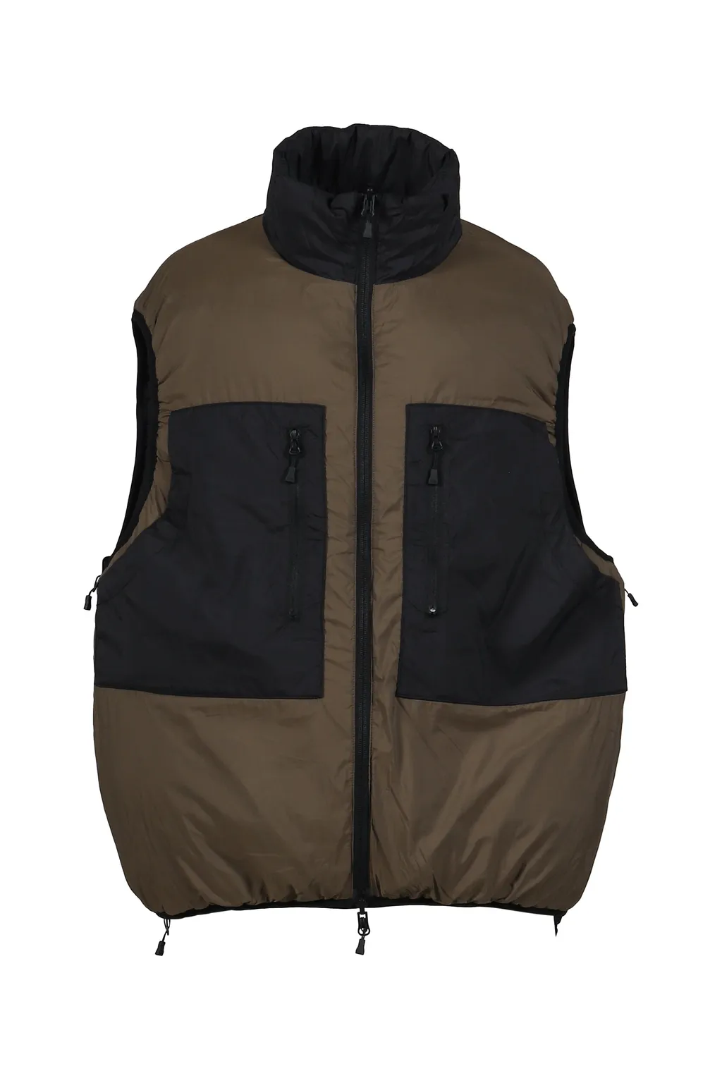 Tech Reversible Climbers Puff Vest / Blk Brw