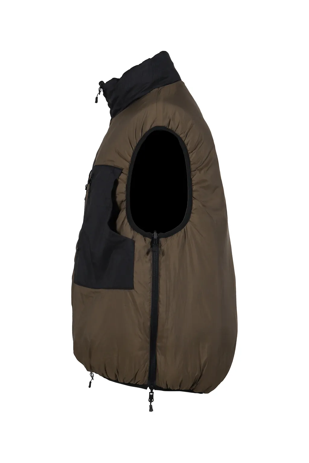 Tech Reversible Climbers Puff Vest / Blk Brw