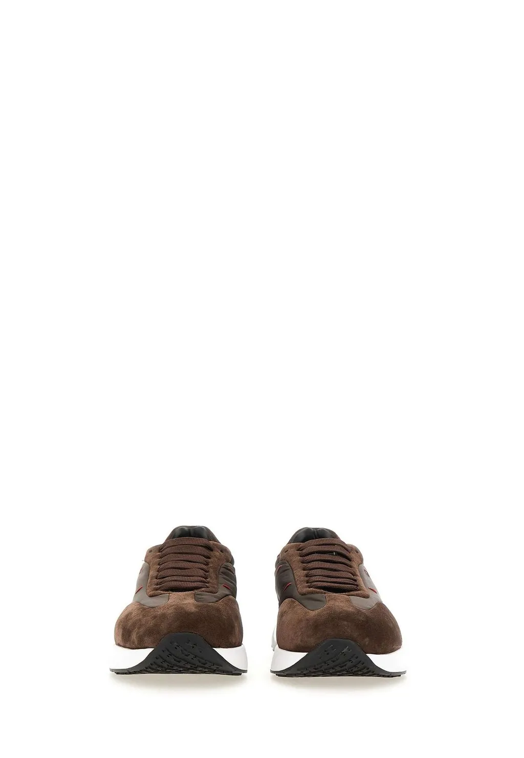Kiton Embroidered Suede Sneakers