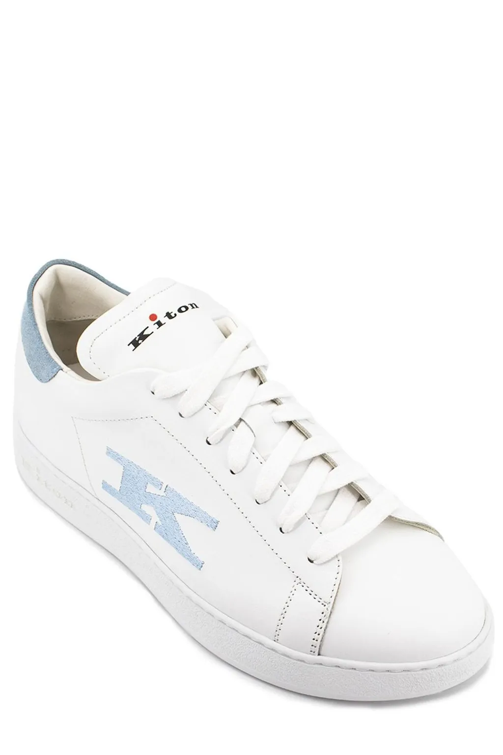 Kiton Logo Detailed Lace Up Sneakers