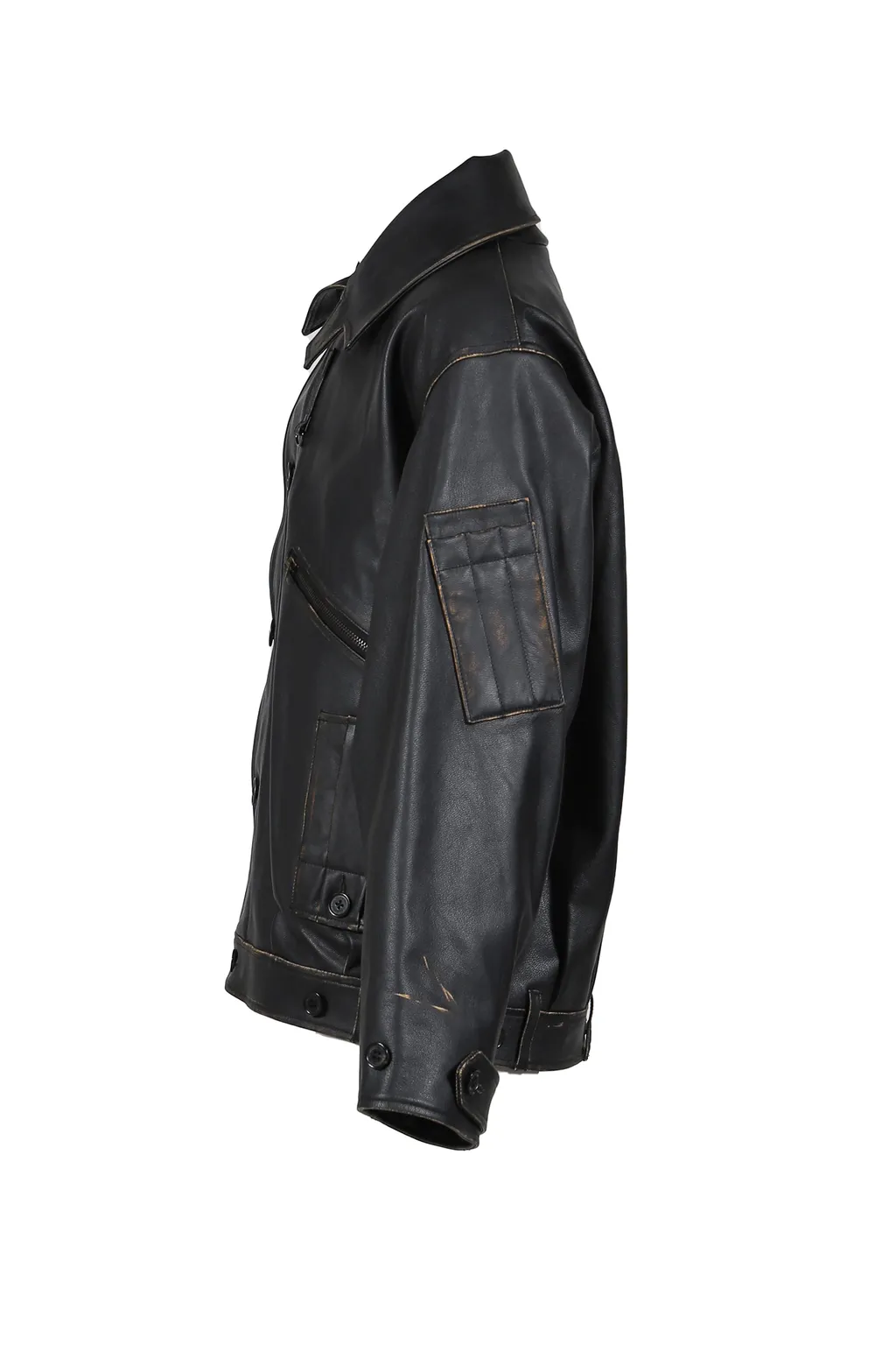 Leather Mk3 Jacket / Blk Inception