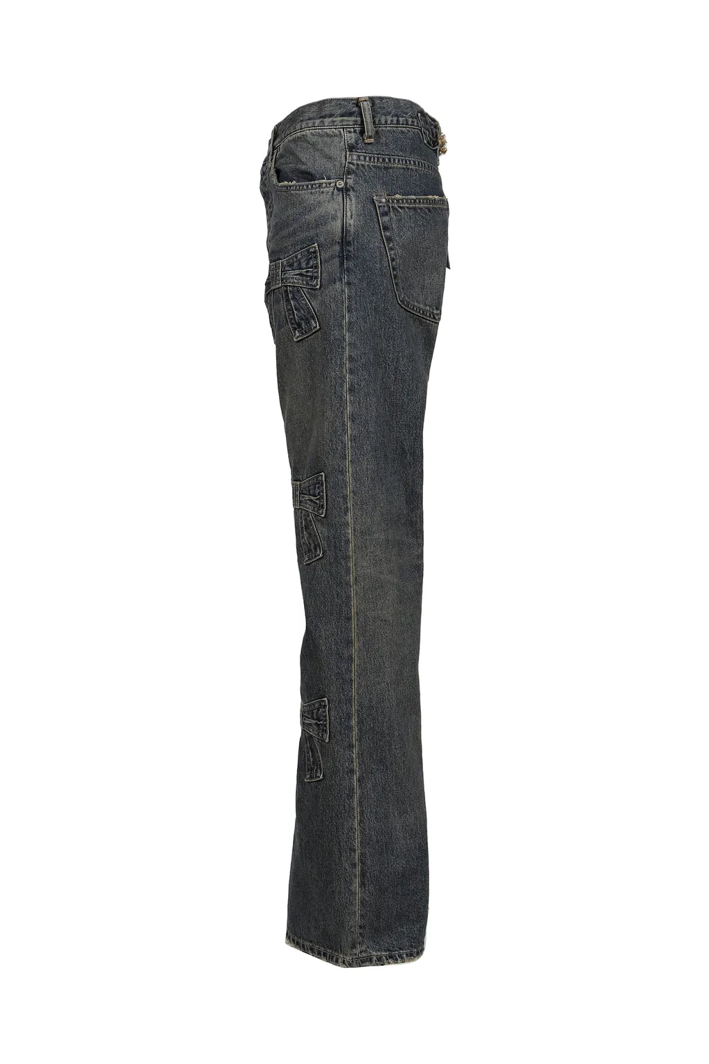 Vintage Denim Pants / Ind Ribbon