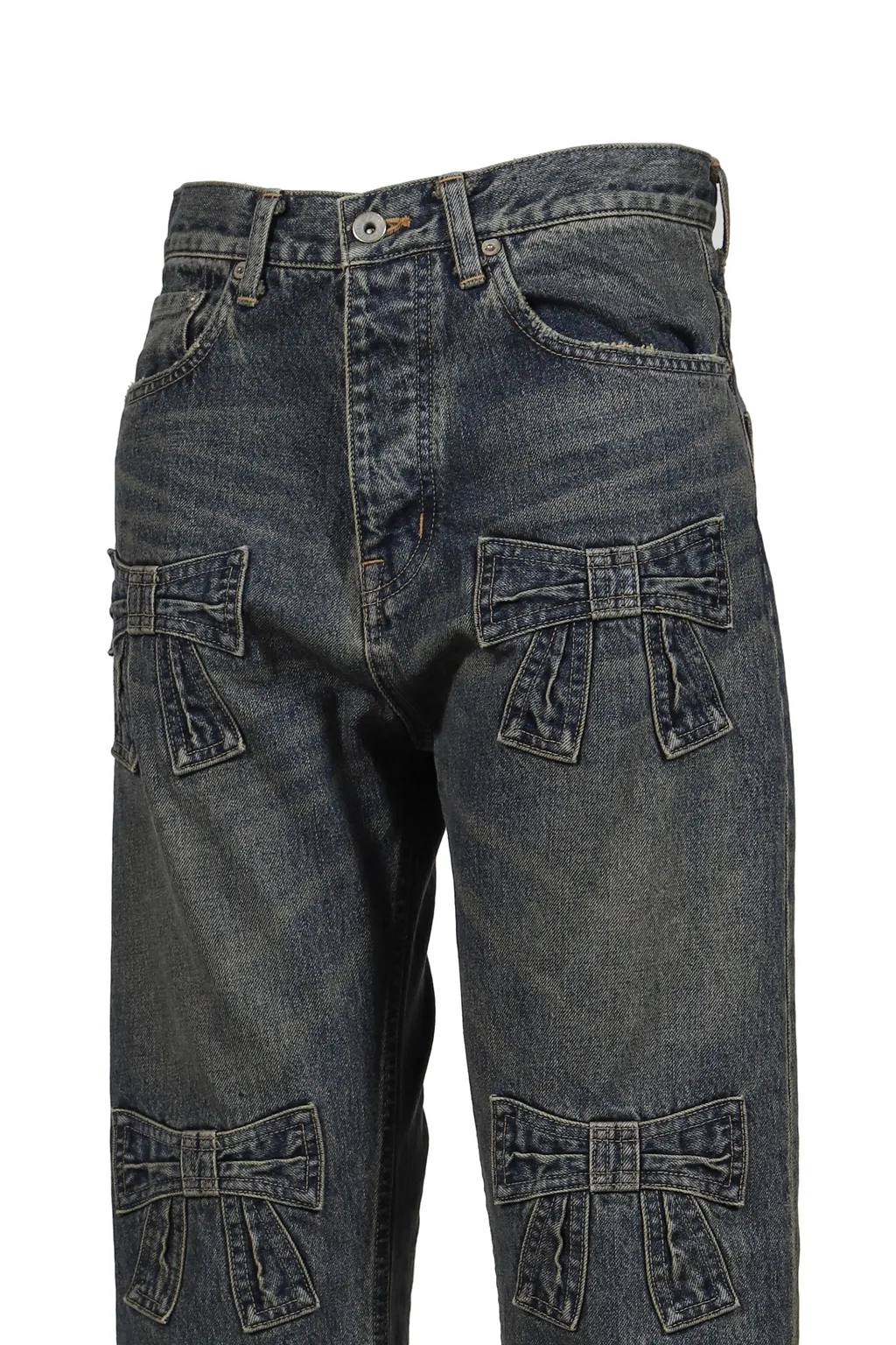 Vintage Denim Pants / Ind Ribbon
