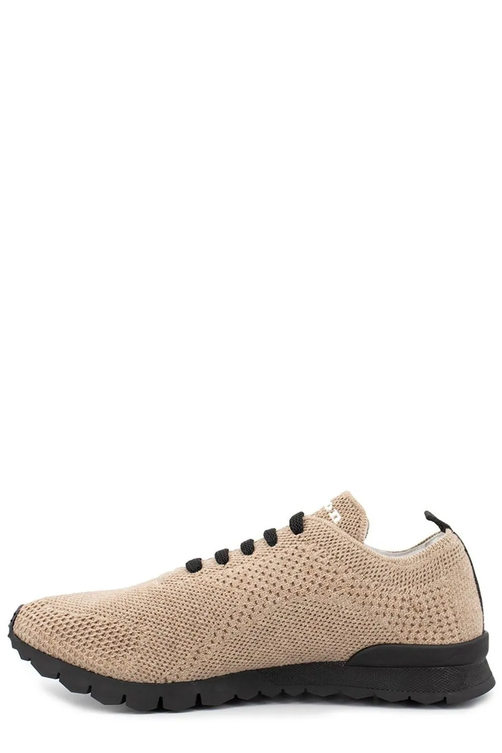 Kiton Logo Embroidered Lace Up Sneakers