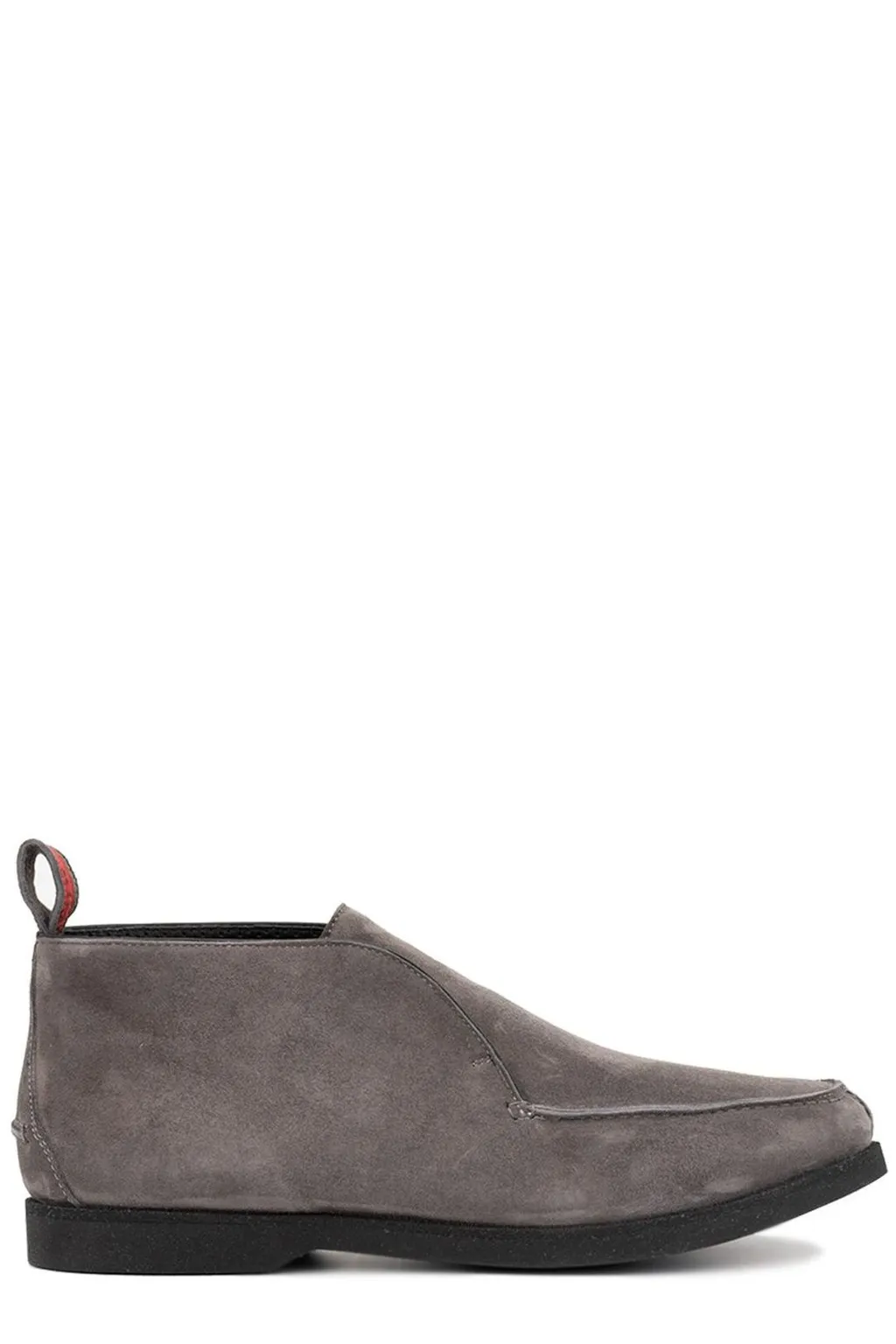 Kiton Round Toe Slip On Loafers