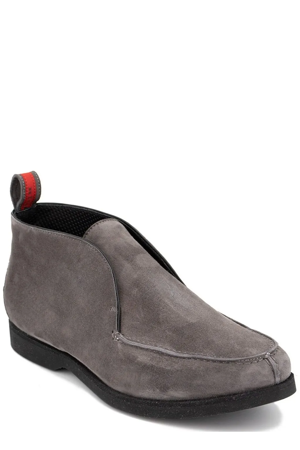 Kiton Round Toe Slip On Loafers