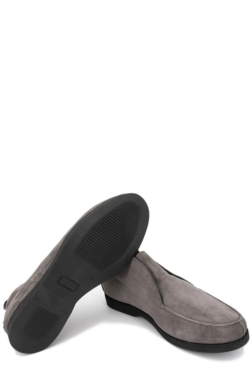 Kiton Round Toe Slip On Loafers