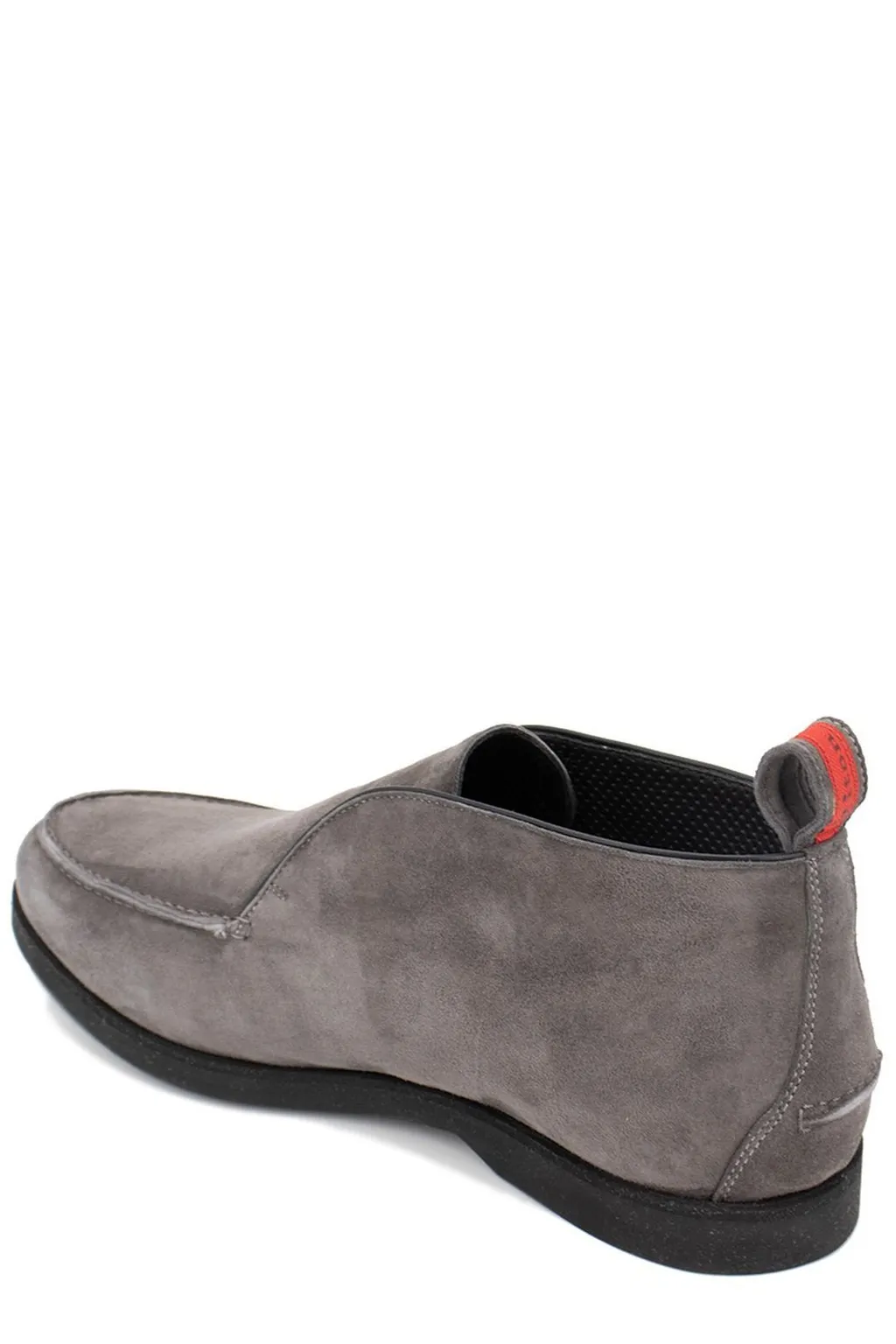 Kiton Round Toe Slip On Loafers
