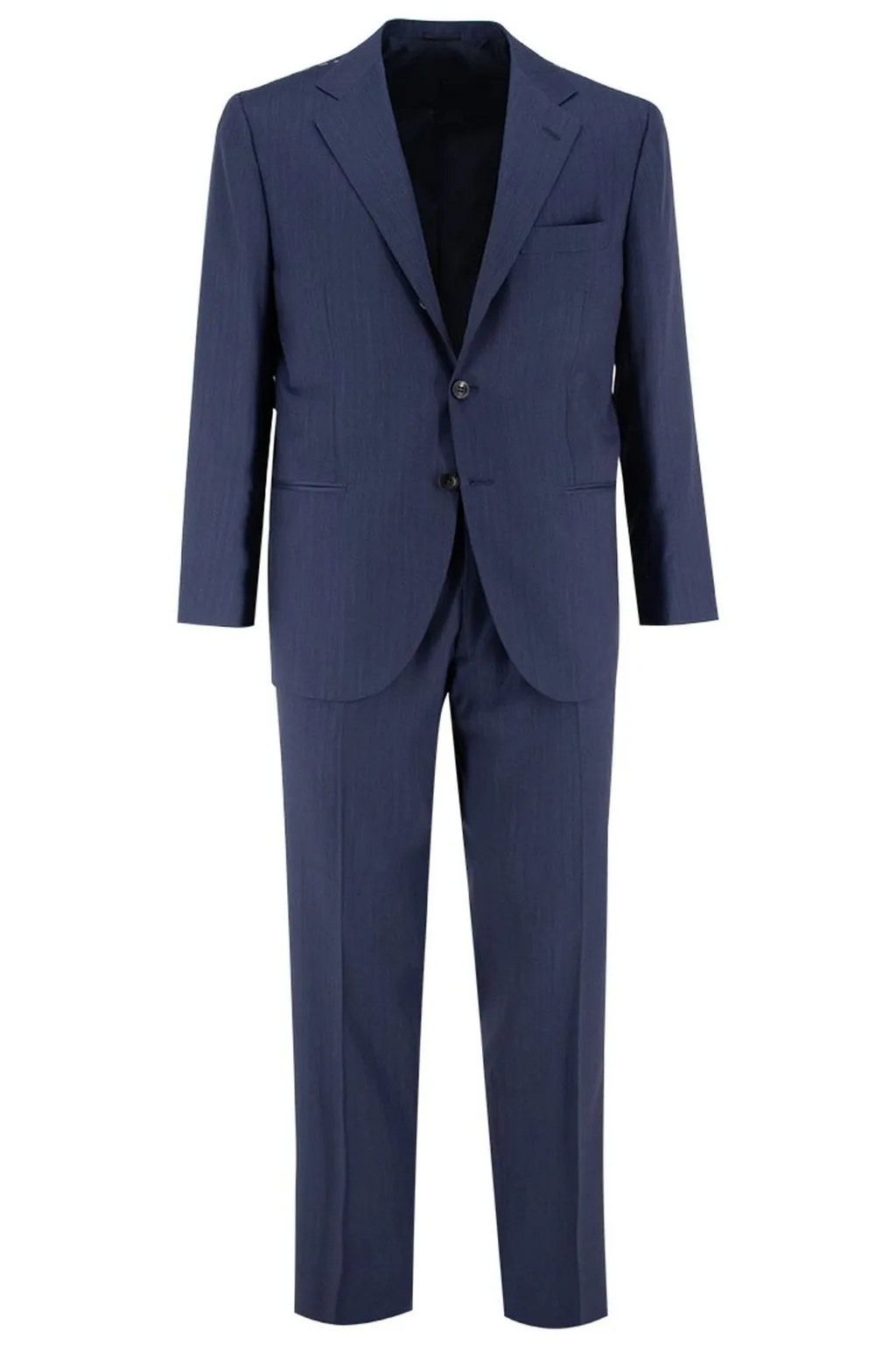 Kiton Single Breasted Regular Fit Suit