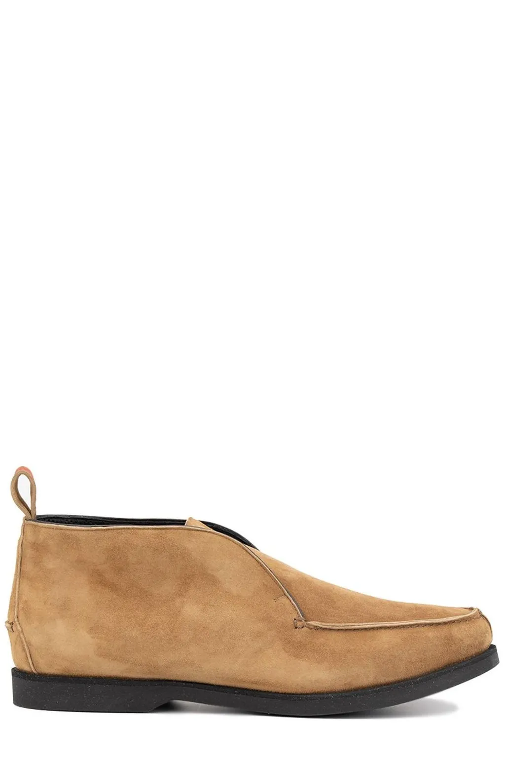 Kiton Round Toe Slip On Loafers