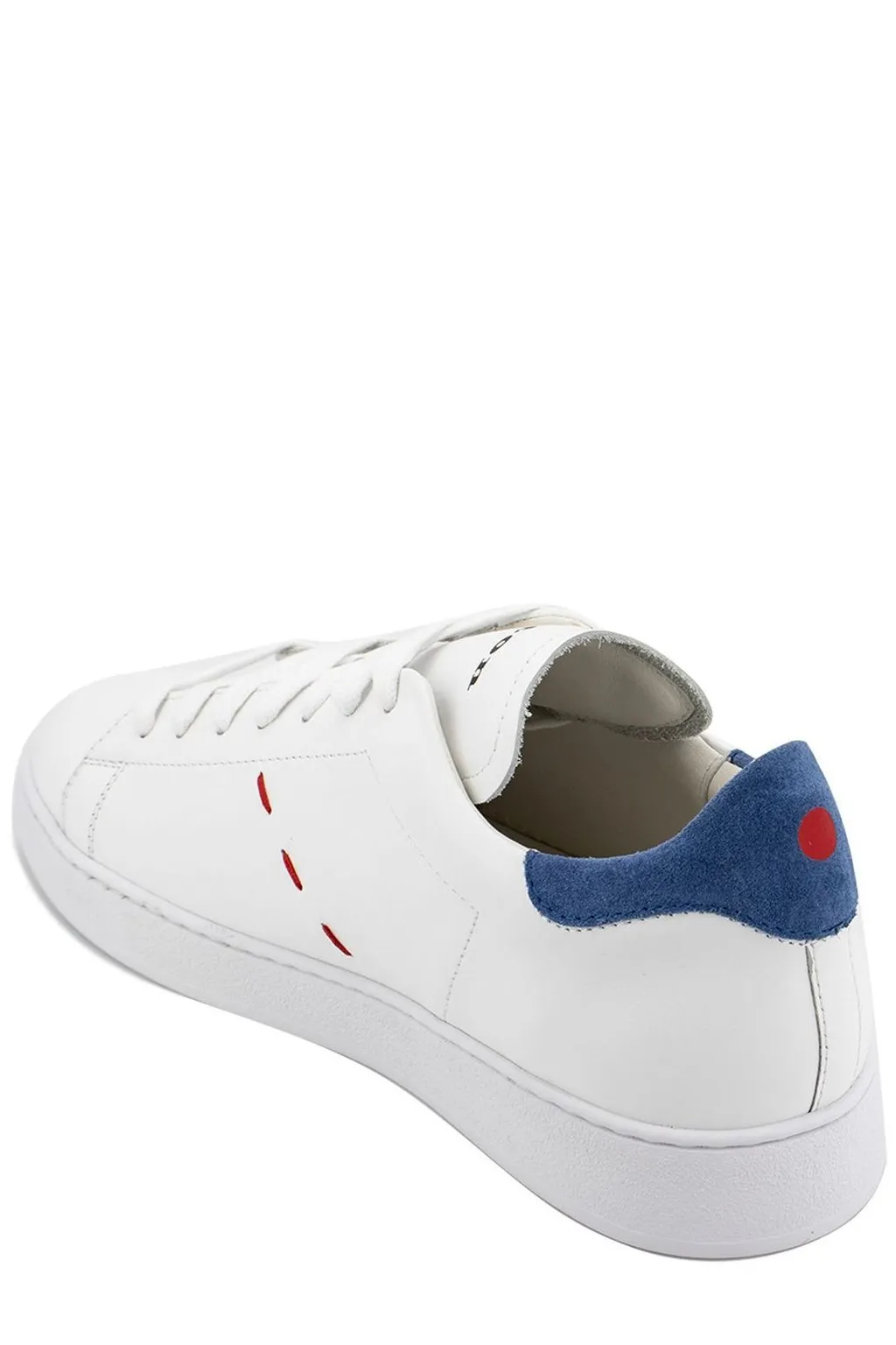 Kiton Logo Embroidered Lace-Up Sneakers
