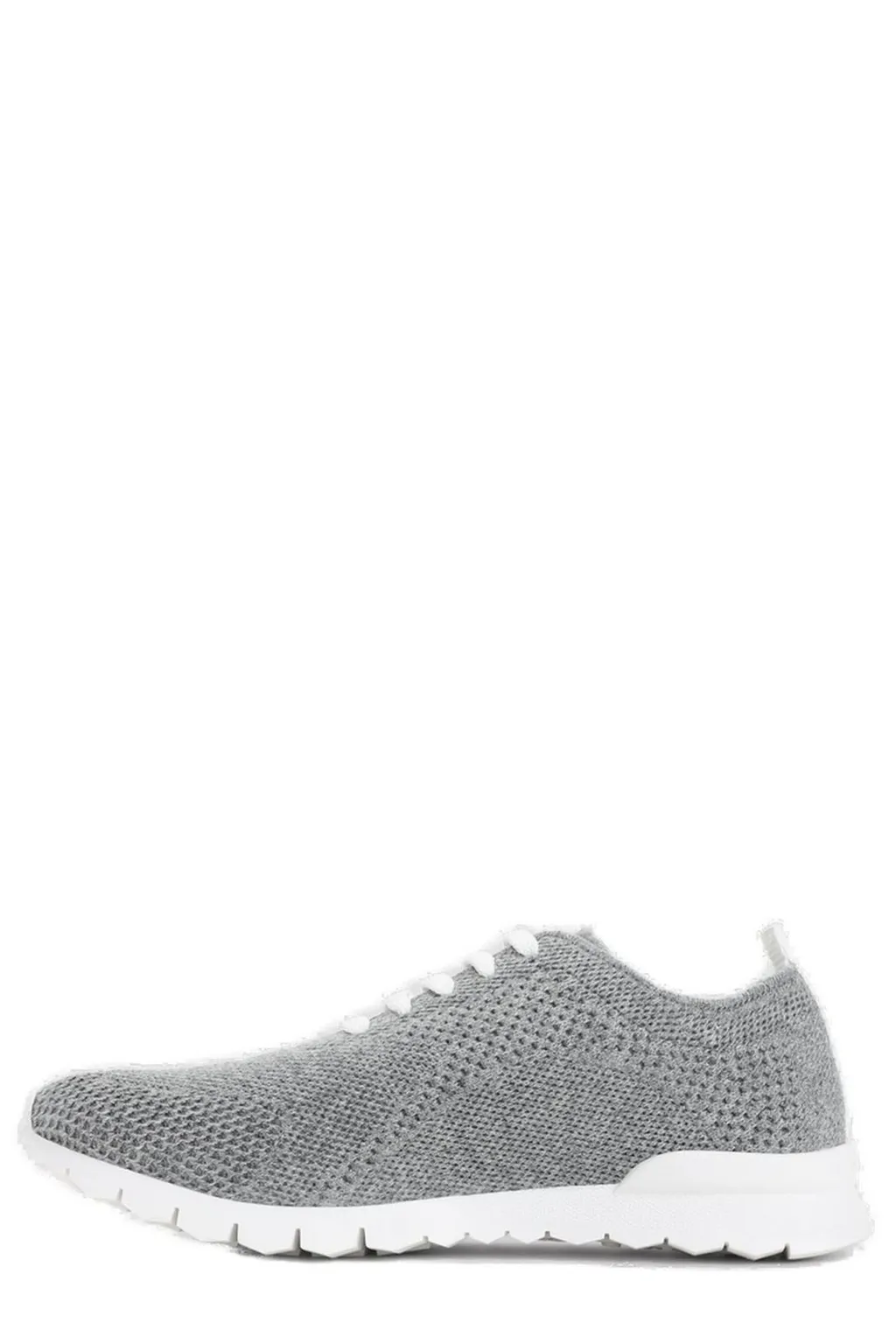 Kiton Knitted Lace-Up Sneakers