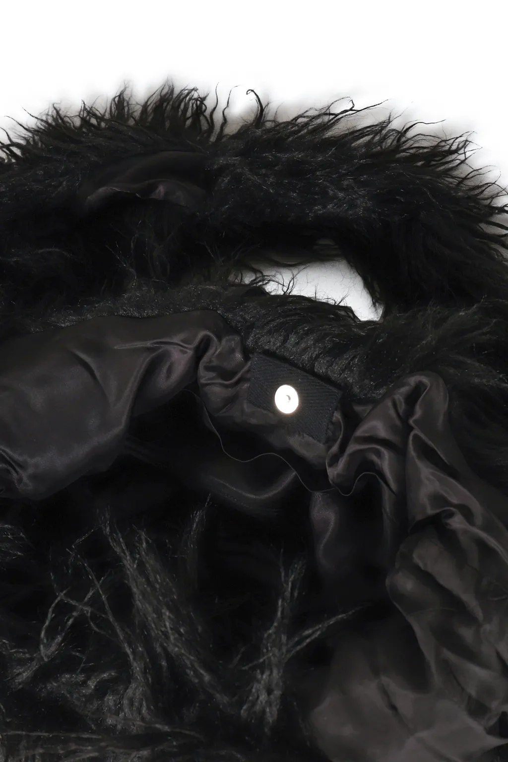 Hairy Fur Shoulder Bag / Black