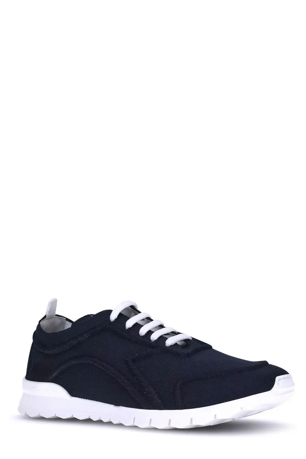 Kiton Round-Toe Lace-Up Sneakers
