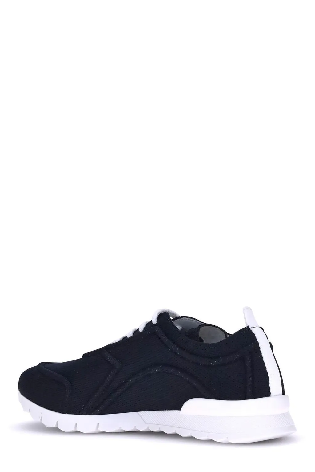 Kiton Round-Toe Lace-Up Sneakers
