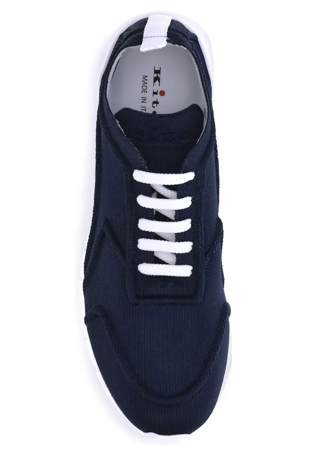 Kiton Round-Toe Lace-Up Sneakers