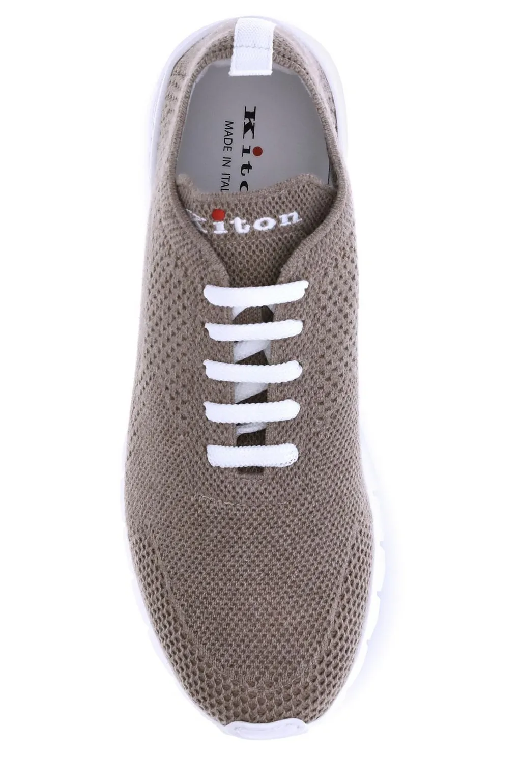 Kiton Round-Toe Lace-Up Sneakers