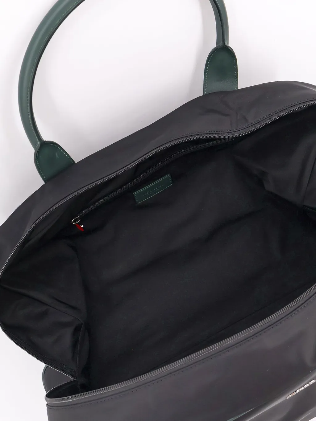 Kiton Logo Plaque Zipped Travel Bag
