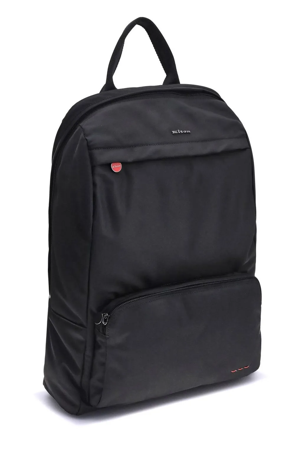 Kiton Logo Plaque Zip-Around Backpack