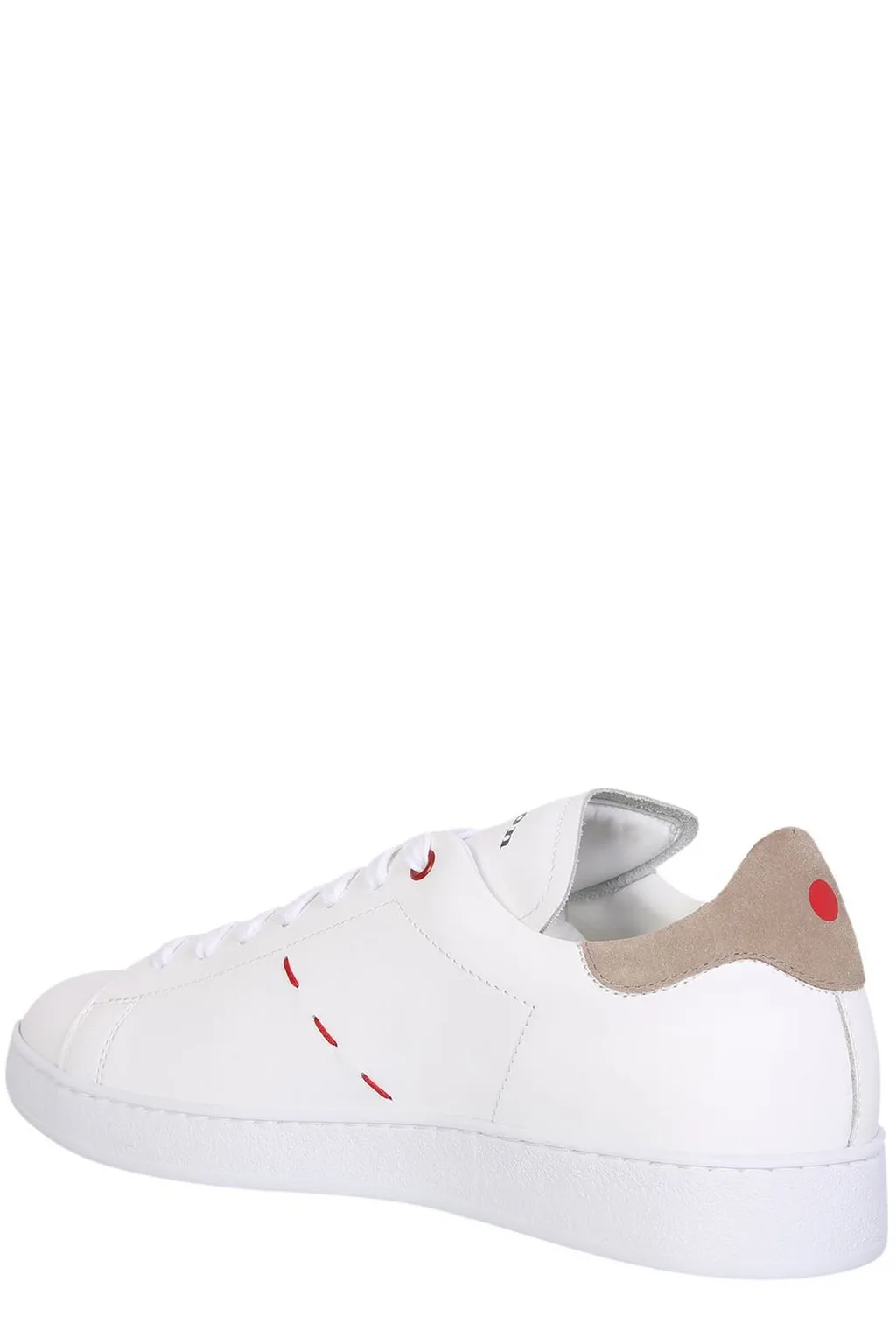 Kiton Logo Embroidered Lace-Up Sneakers
