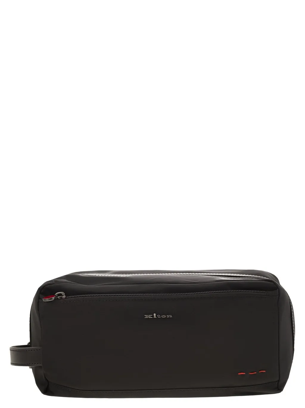 Kiton Logo Plaque Beauty Case